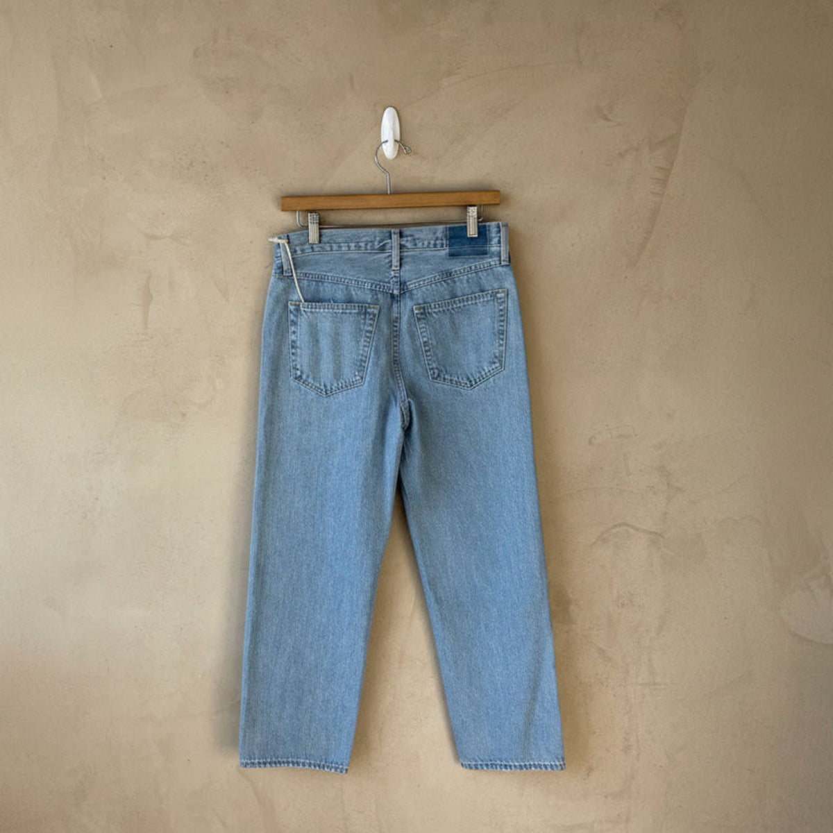 AMO Cropped, Straight Leg Jean