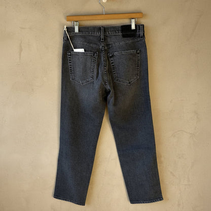 AMO Cropped, Straight Leg Jeans