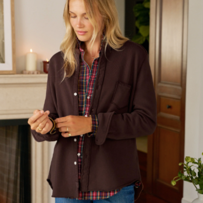 Frank & Eileen Sweatshirt Button Up
