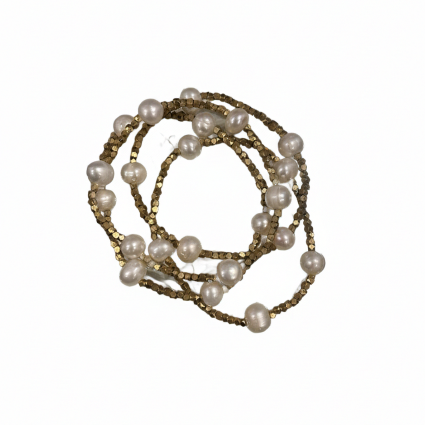 Gold Plated & Fresh Water Pearl Bracelet