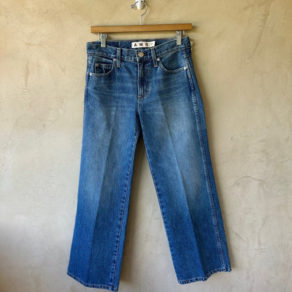 AMO Cropped, Wide Leg Jeans