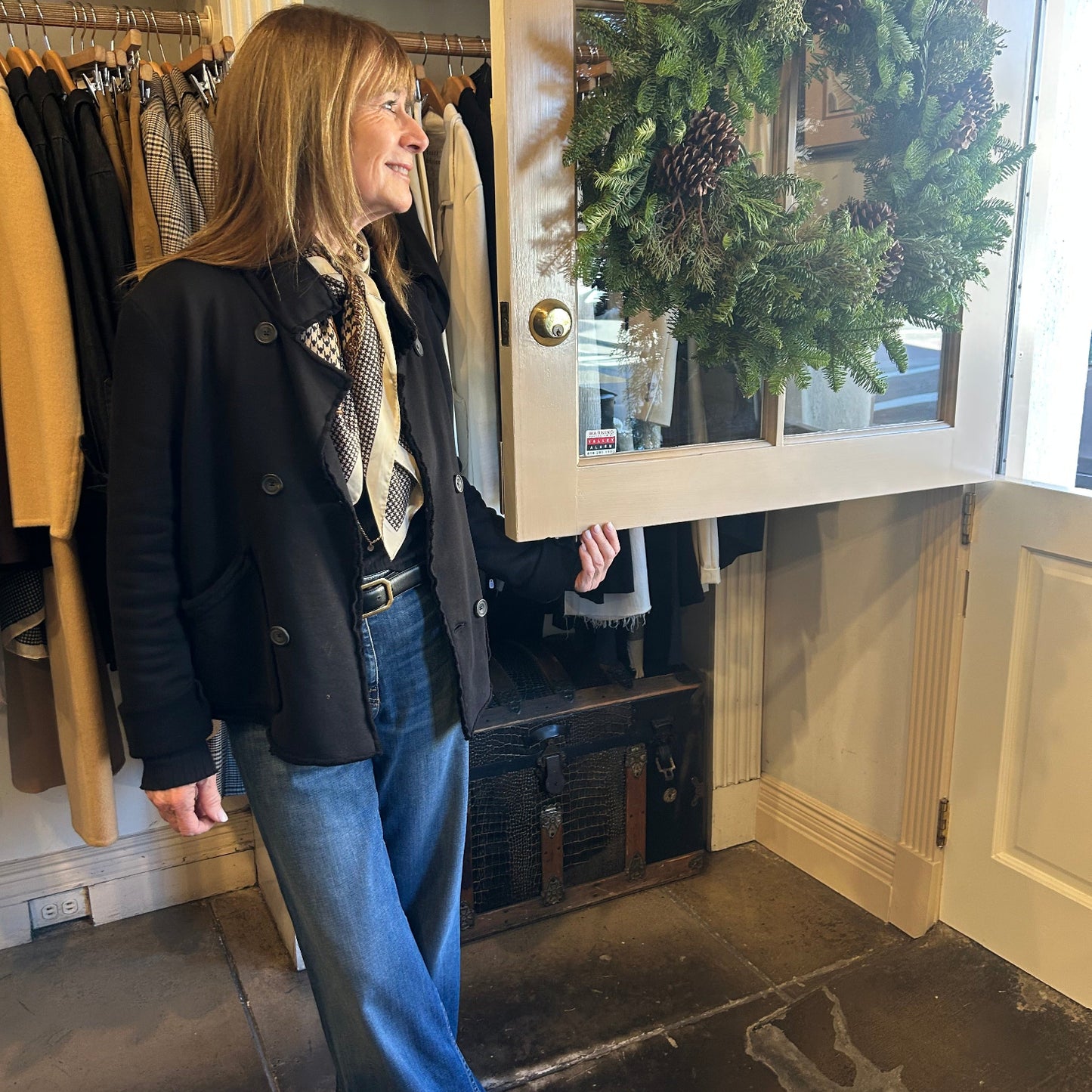 Frank & Eileen Cropped Peacoat
