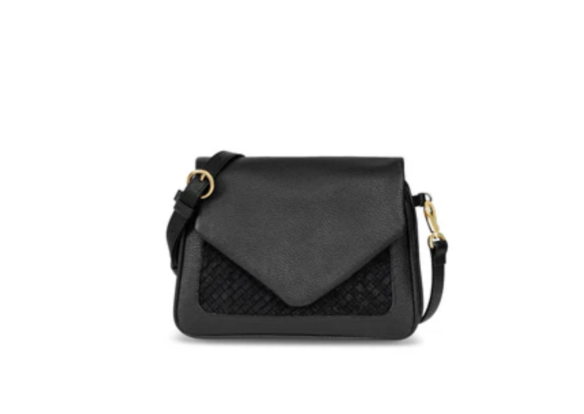 Italian Leather & Suede Crossbody