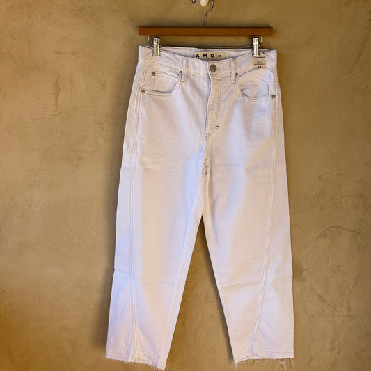 AMO Cropped, Wide Leg Jeans