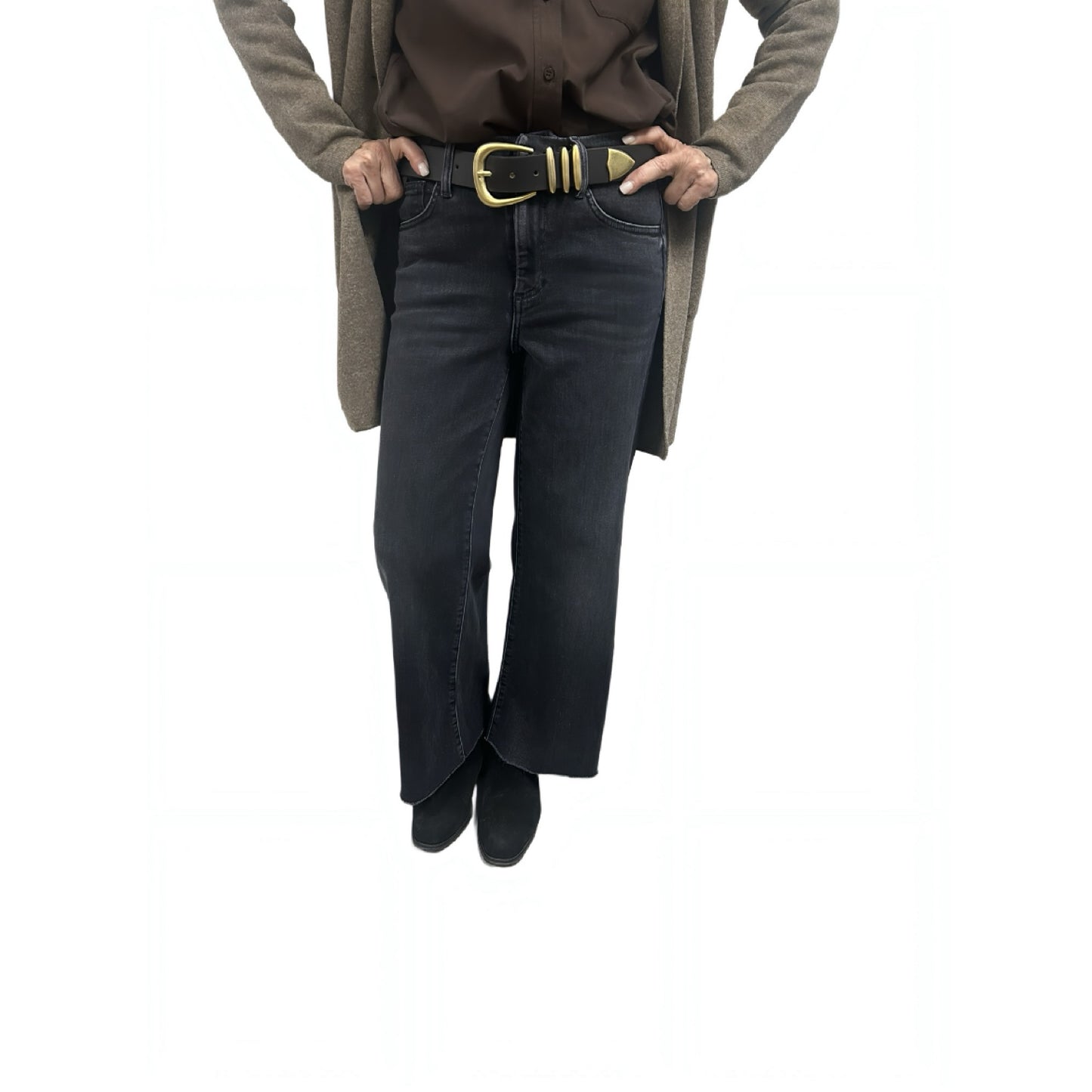 Frank and Eileen Washed Black Jeans